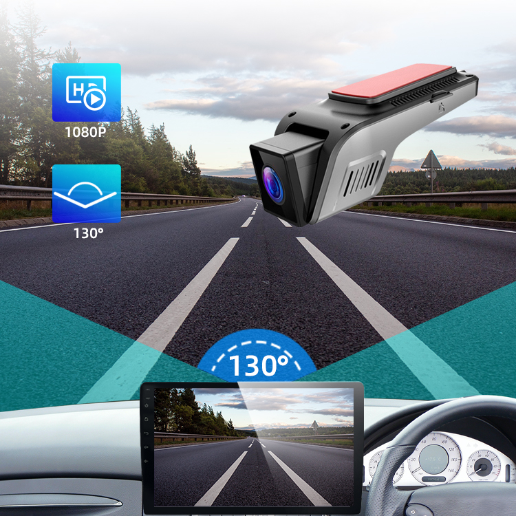 ADAS Front and Rear Dual Lens Car DVR Recorder Dash Cam Camera Black Box