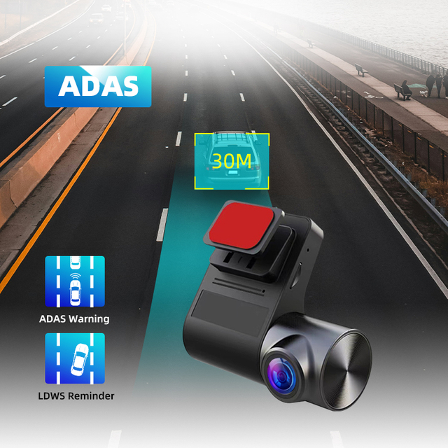 USB Car DVR Camera Auto Loop Recording ADAS 1080P Car Dash Cam