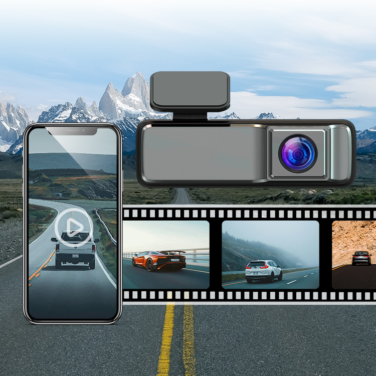 HD ADAS Recorder 160 Degree Wide Angle 24H Parking Monitoring WiFi DVR Dash Cam