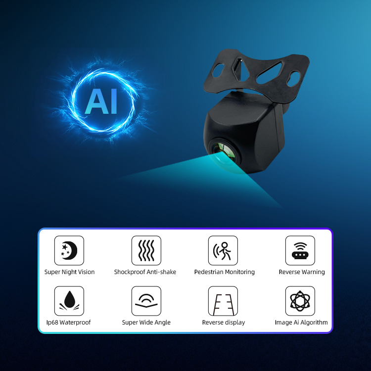 AI Intelligent Reverse Car Camera Active Detection System