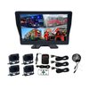 Vehicle Monitor With 4-Way AI Pedestrian Recognition Truck Camera System and BSD Sound and Light Alarm