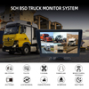 BSD 10.1 Inch 5 Channel AHD Voice Control Monitor for Truck Vehicle School Bus