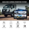 Voice Control 6 Channels Cameras Monitor ADAS Blind Spot BSD System
