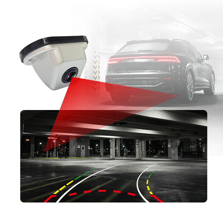 Universal Metal Housing Car Camera with Night Vision & Dynamic Trajectory