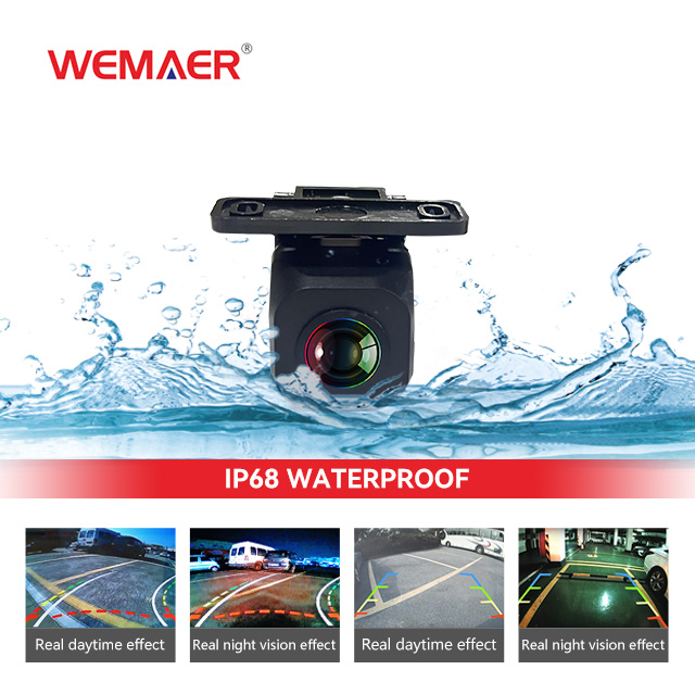 Universal High-Definition Night Vision Rear View Camera with Bracket- OEM Customization Available