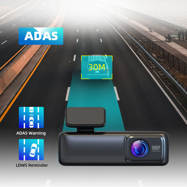 ADAS WiFi Dash Cam For Cars Black Box 1080P Video Recorder