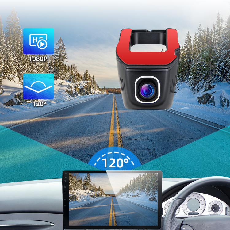 24H Parking Monitor Driving Recorder HD Night Vision WIFI DVR Dash Camera