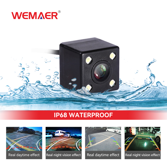 CVBS Universal Waterproof Shockproof Led Rearview Camera