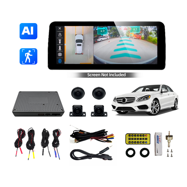 AI 360 Degree Car Camera System for Vehicles and Pedestrians Detection & Monitoring
