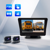 Dual View Monitor 2 Channel Voice Control Camera DVR System