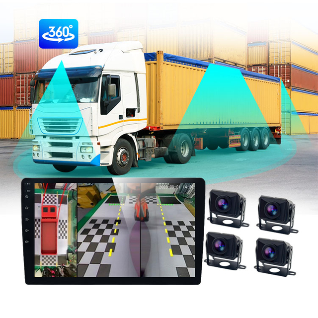 Truck Android Player With 360 Degree Car Camera System