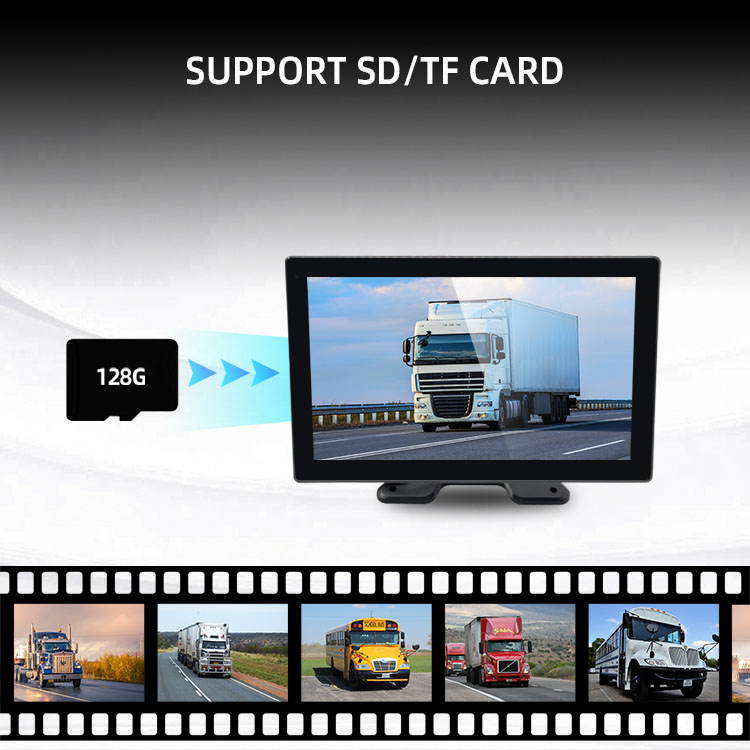 10.1 Inch IPS Touch Screen BSD Monitor System with 5 AHD Cameras for HGV Truck