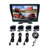 Voice Control Monitor with Audible Alarm - BSD 1080P AHD Truck 4 Channel Vehicle Camera