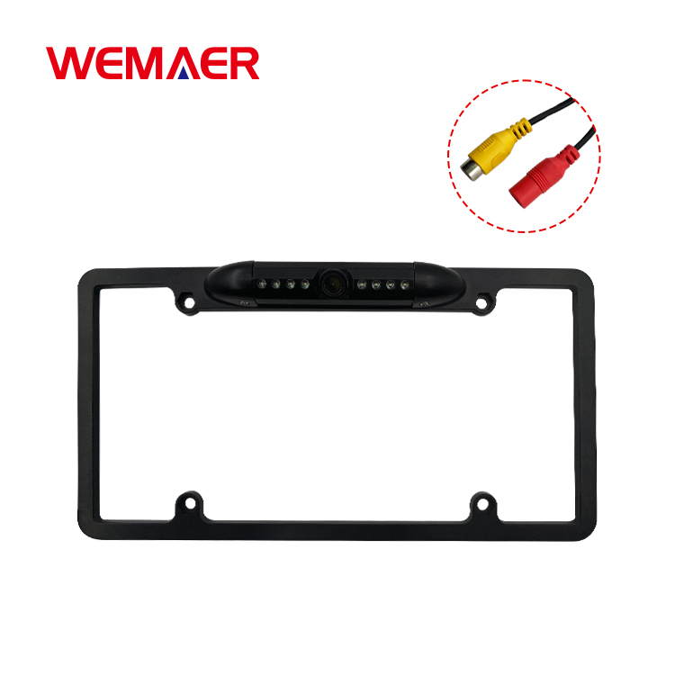 US License Plate Frame Cvbs Reverse Camera