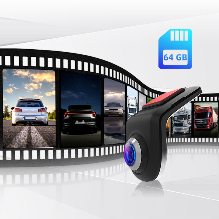 ADAS मिनी कार DVR डैश कैम कैमरा वाईफाई फ्रंट डैश कैमरा