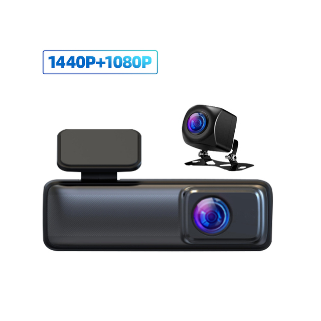 Wifi 2K + 1K Car DVR Dash Cam Dual Lens Rear View Video Recorder Support 256GB