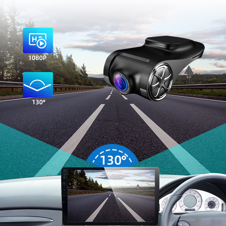 ADAS Car Camera Wifi Dash Cam Driving Recording Car Black Box With Reverse Camera