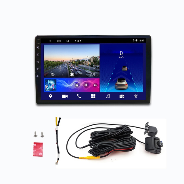 Front and rear dual recording navigation 360 Car Camera with Car DVD Player