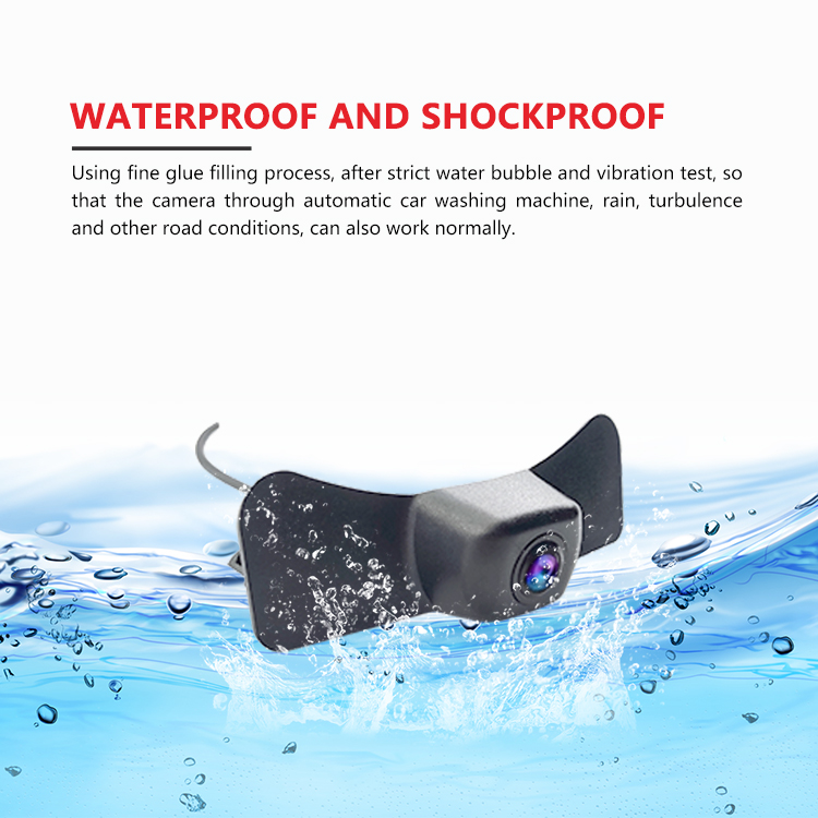 CVBS Waterproof 170 Wide Angle Front Car Camera
