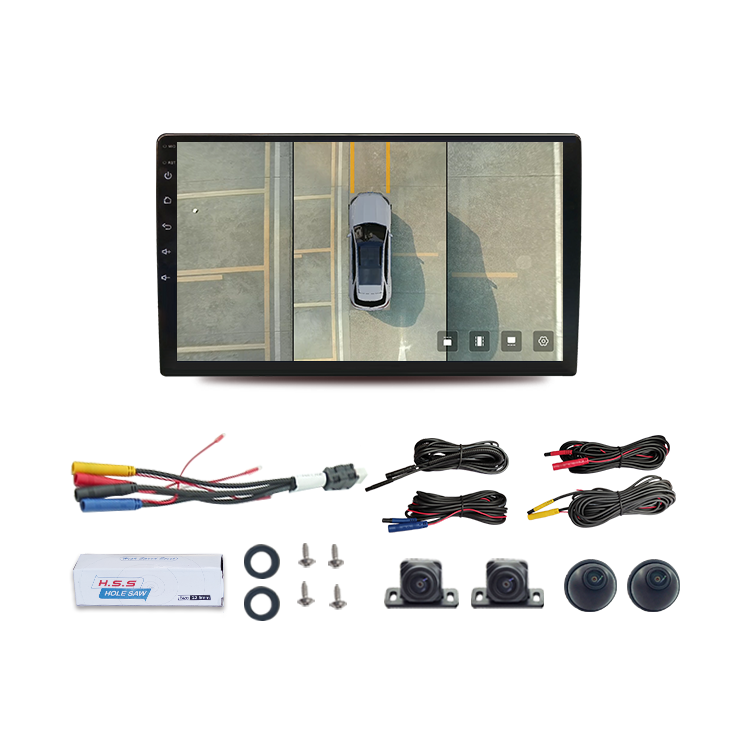 9 pulgadas 4+64 g de navegación 360 CAR CARRA CON REPRODUCTO DE DVD