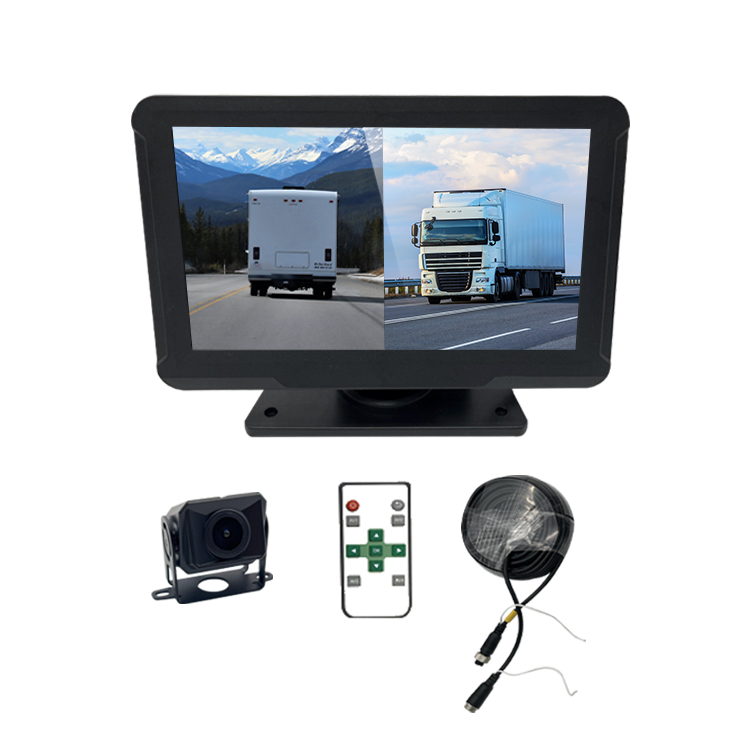 720P 1080P Voice Control 2 Channel Truck Bus RV Camera Monitor System